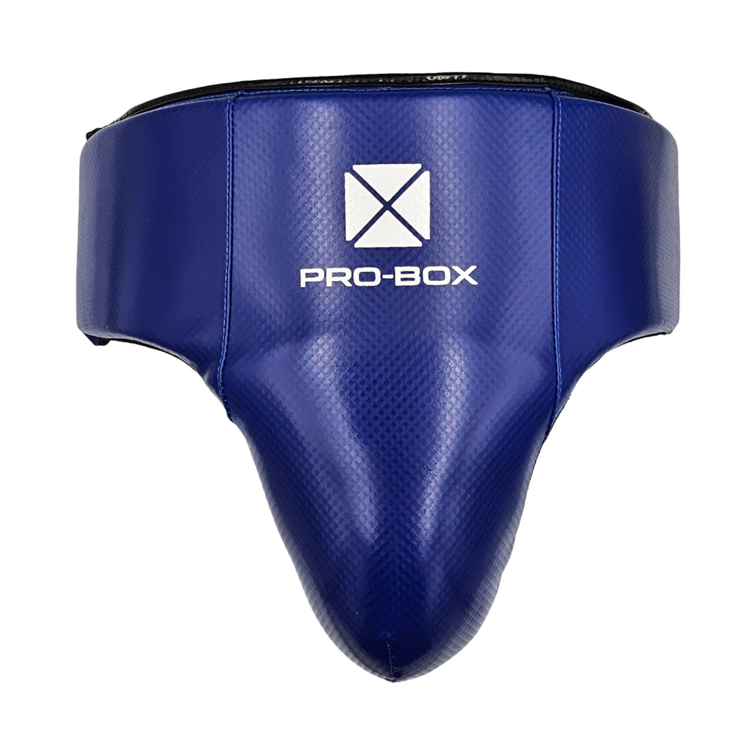 Pro-Box Champ Spar Abdo Guard Blue/Silver