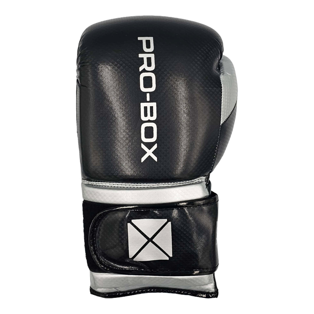 Pro-Box Champ Spar Boxing Gloves Black/Silver
