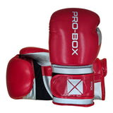 Pro-Box Champ Spar Boxing Gloves Red/Silver