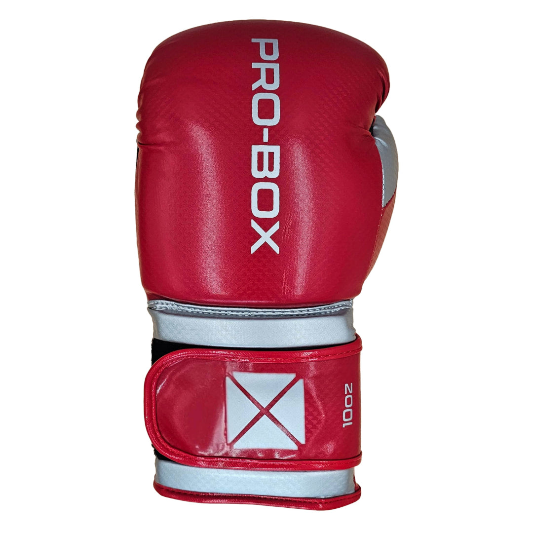 Pro-Box Champ Spar Boxing Gloves Red/Silver