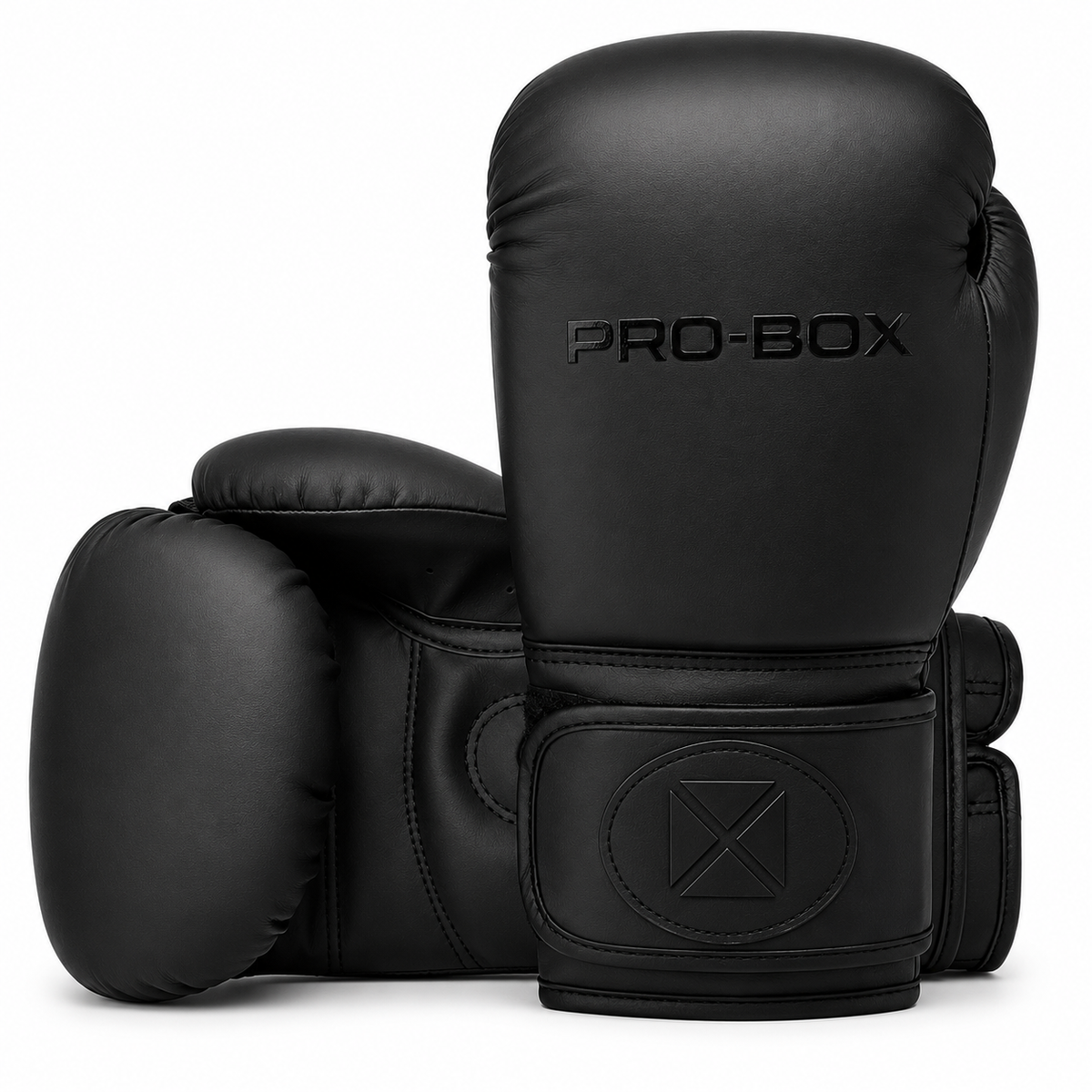 Pro-Box Club Spar Boxing Gloves Matt Black