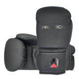 Pro-Box Club Spar Boxing Gloves Matt Black