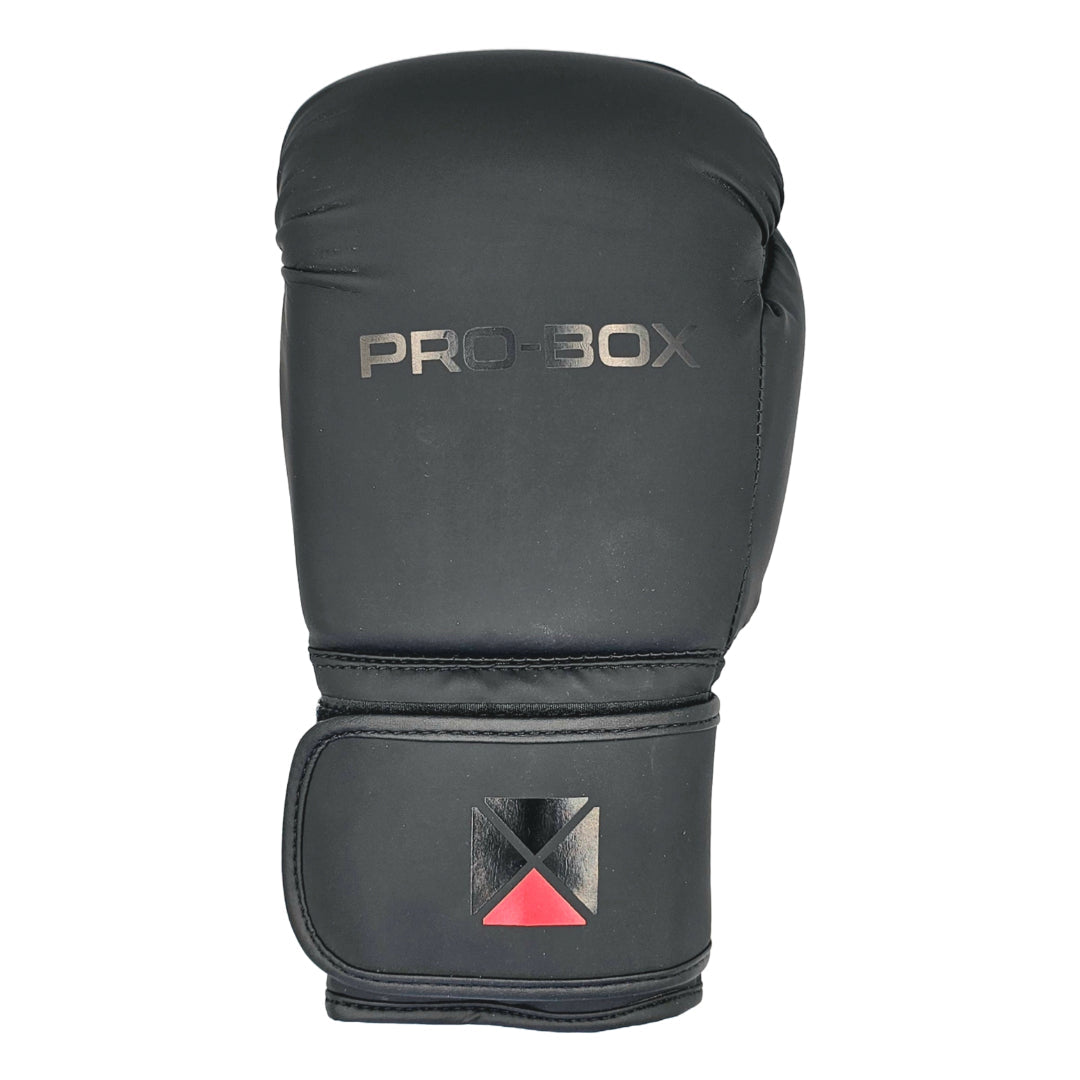 Pro-Box Club Spar Boxing Gloves Matt Black