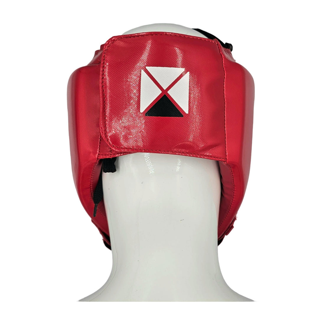 Pro-Box Club Spar Open Face Head Guard Red