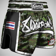 Camo 8 Weapons Super Mesh Muay Thai Shorts