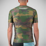 Camo Scramble Tactic Woodland Rash Guard   