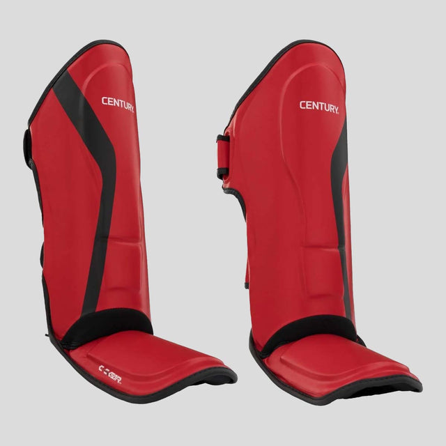 Century C-Gear Determination Shin Instep Guards Red/Black