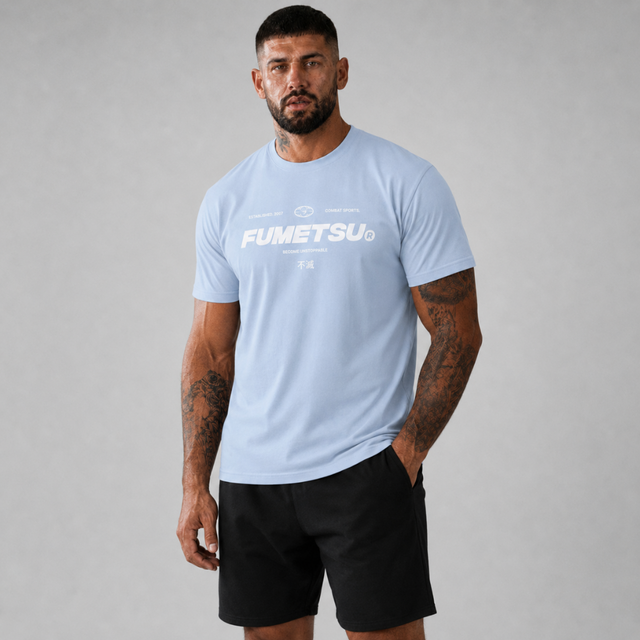 Fumetsu Combat Core T-Shirt Blue Lifestyle 1