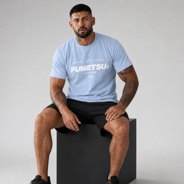 Fumetsu Combat Core T-Shirt Blue Lifestyle 3