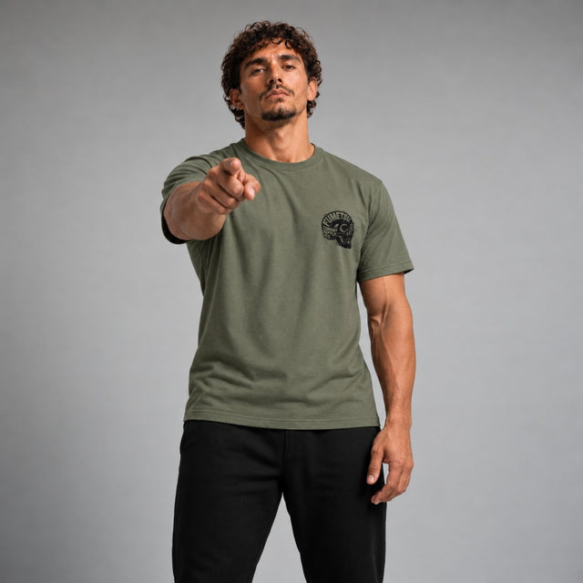 Fumetsu Combat Mind T-Shirt Khaki Lifestyle 2