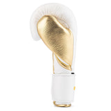 Bravose Elite Pro 2.0 Velcro Boxing Gloves White & Gold
