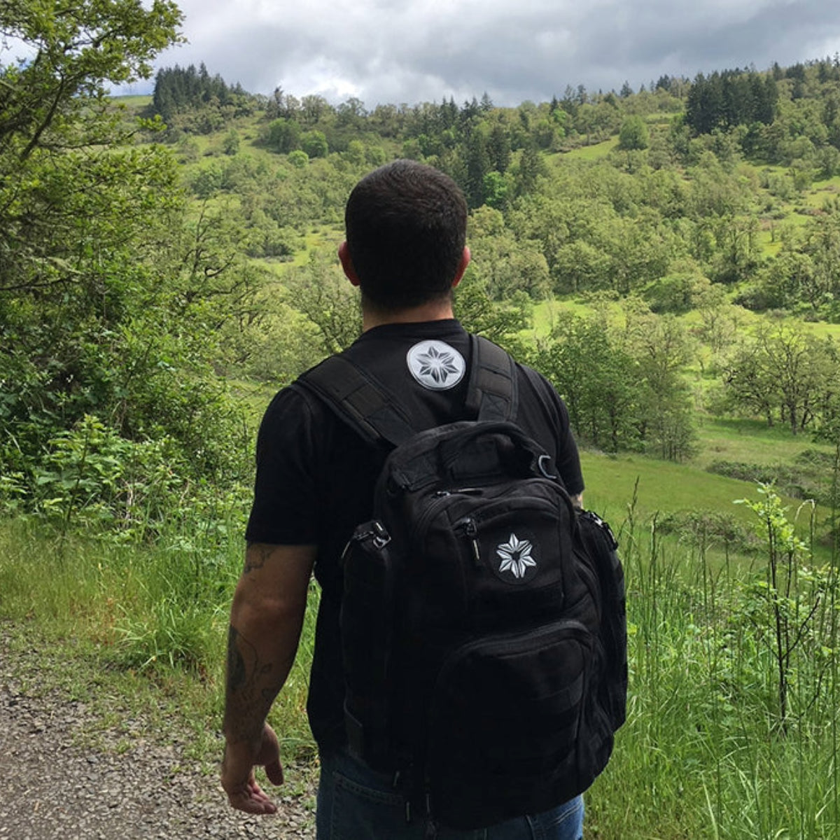 Datsusara Hemp BattlePack 28L Mini zaino nero