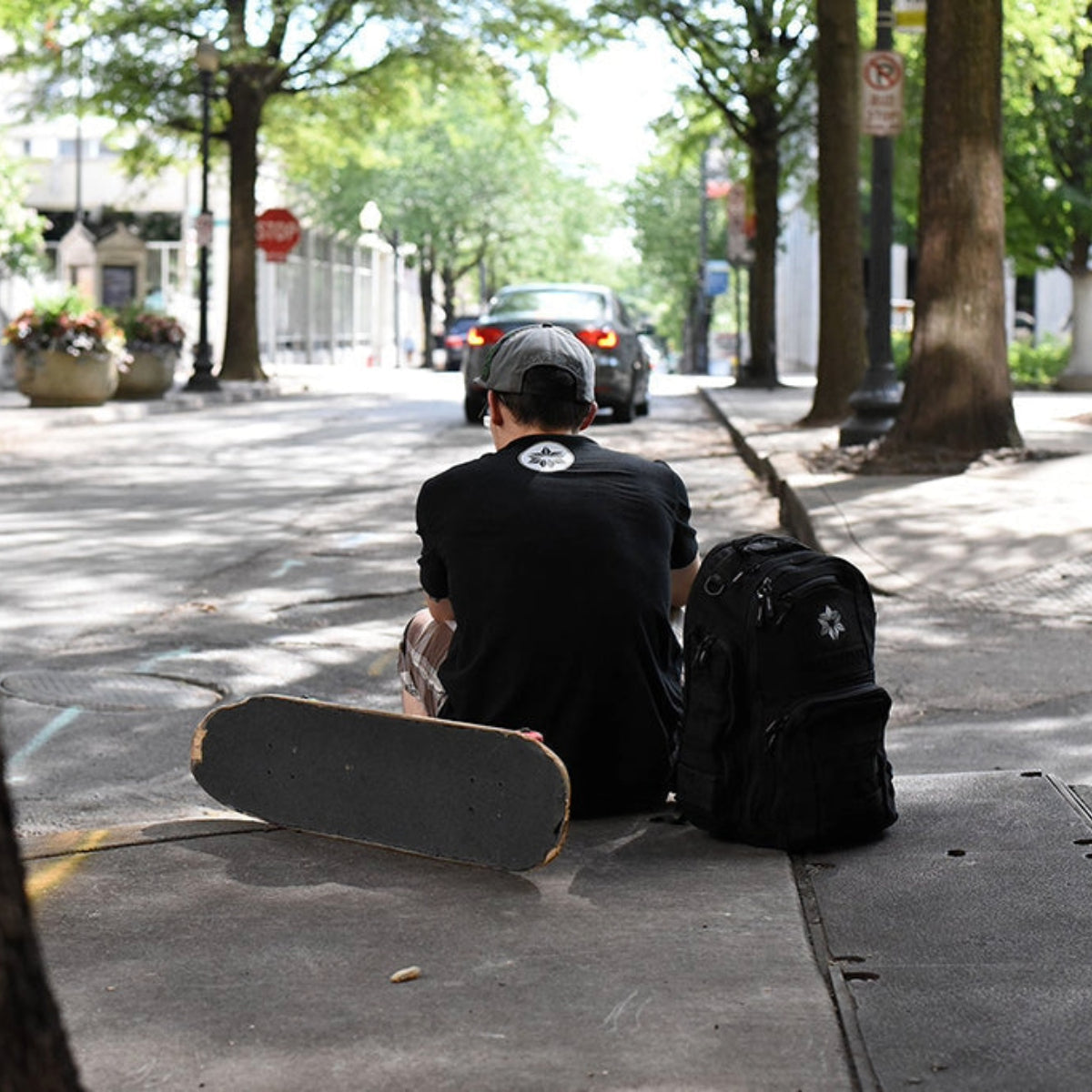 Datsusara Hemp BattlePack 28L Mini zaino nero