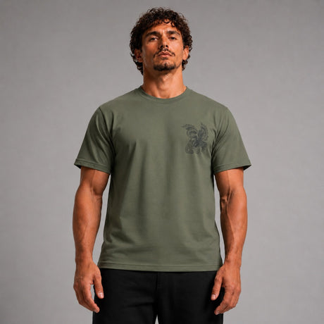 Fumetsu Death From Above T-Shirt Military Green Lifestyle 1