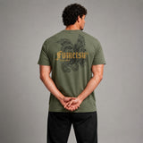 Fumetsu Death From Above T-Shirt Military Green Lifestyle 2