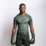 Fumetsu Dragon Slayer з коротким рукавом висипання хакі/помаранчевий