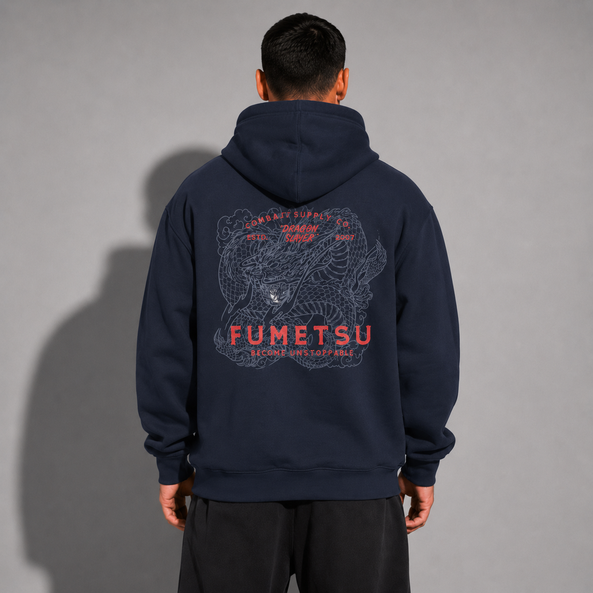Fumetsu Dragon Slayer Hoodie Navy
