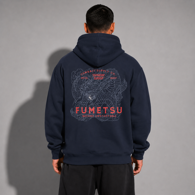 Fumetsu Dragon Slayer Hoodie Navy