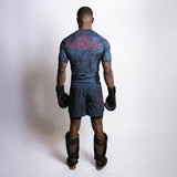Fumetsu Dragon Slayer Shin Guards Blue/Black/Red Lifestyle 5