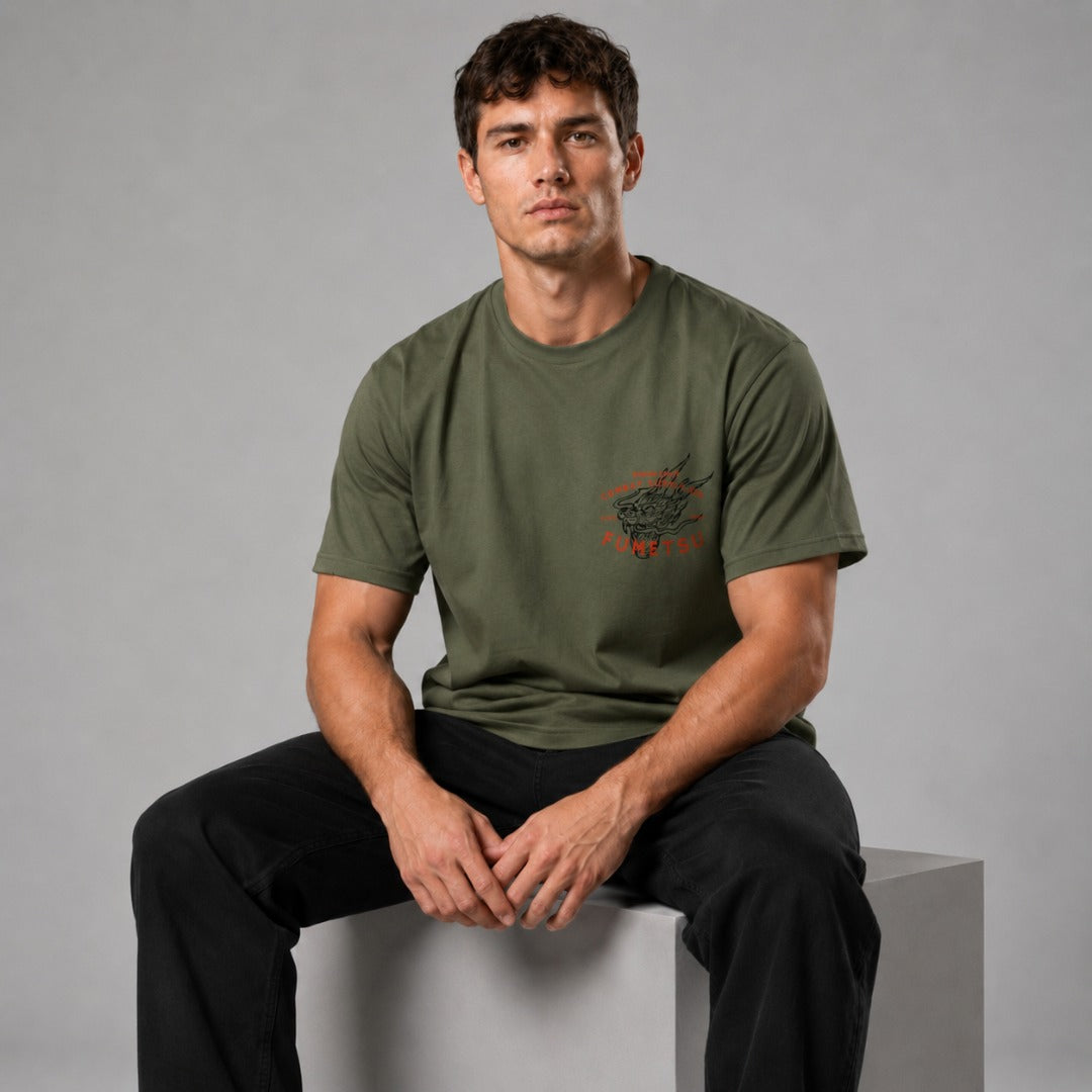 Fumetsu Dragon Slayer T-Shirt Khaki