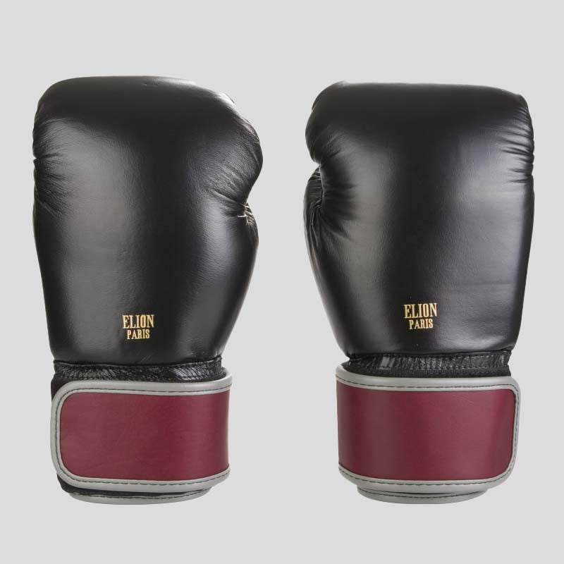 Luvas de boxe de Elion Paris Black/Bordeaux