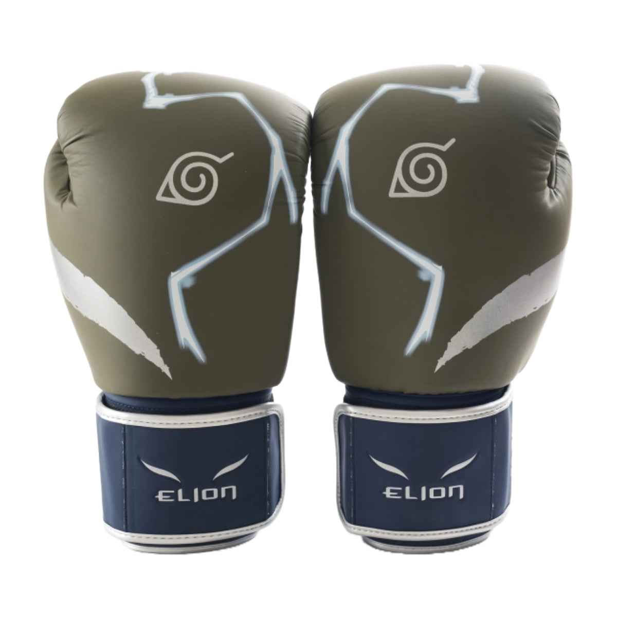 Elion x Naruto Extravagantní Kakashi Box Gloves Khaki/Navy