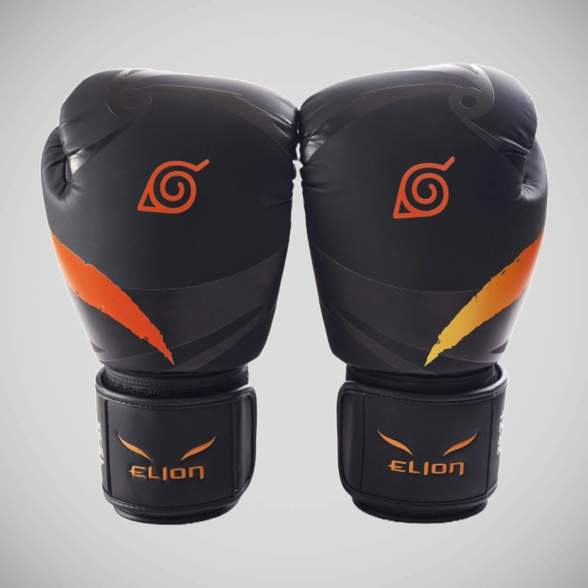 Elion x Naruto Extravagant Naruto Boxing Gloves Black/Orange from ...