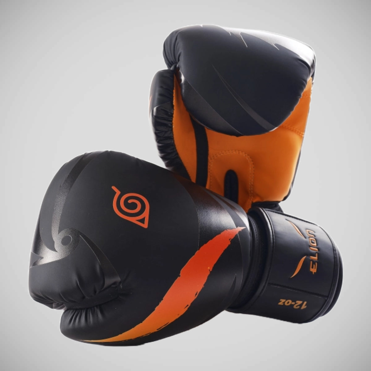 Elion x Naruto Extravagant Naruto Boxing Gloves Black/Orange