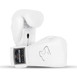 Bravose Elite Pro 2.0 Velcro Boxing Gloves White & Grey
