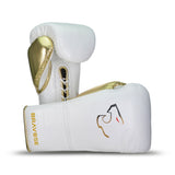 Bravose Elite Pro 2.0 Lace-Up Boxing Gloves White