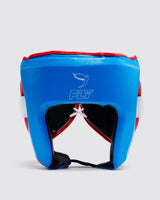 Fly Open Face X Headguard Blue/White/Red