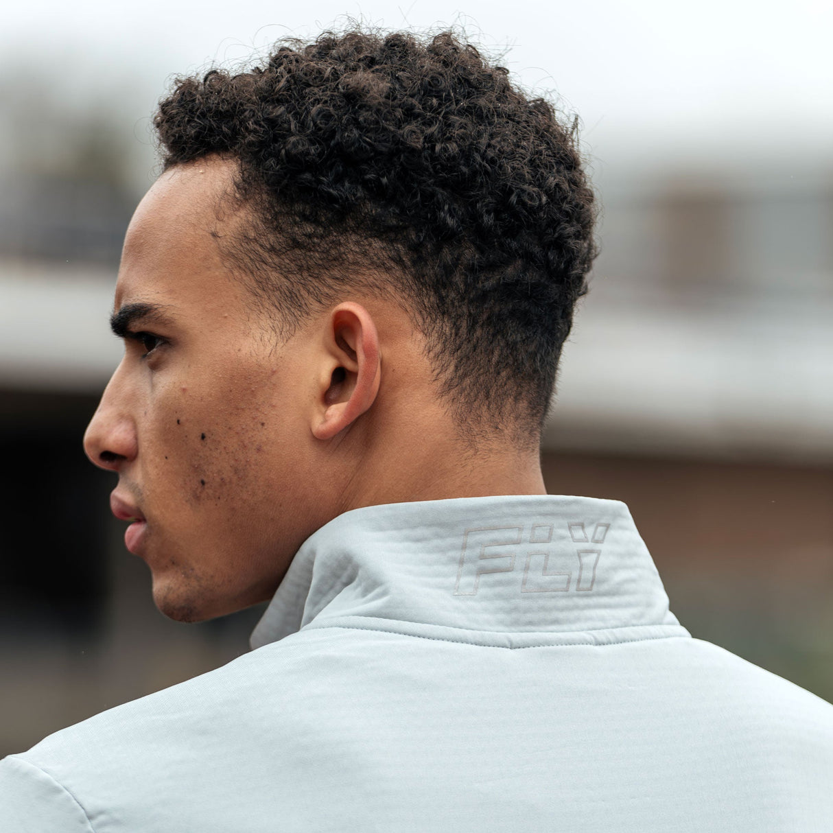 Fly Tempo 1/4 Zip Light Weight Running Top Grey