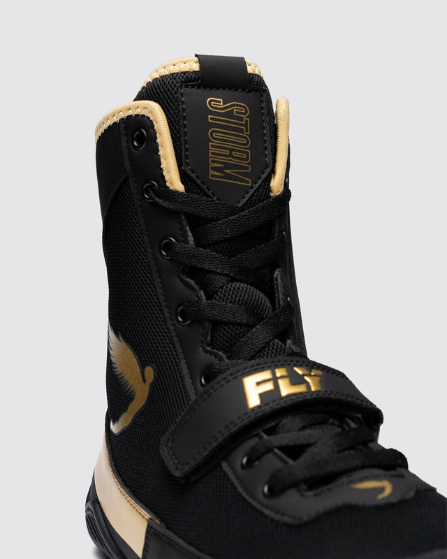 Fly Storm 2 Boxing Boots Black/Gold