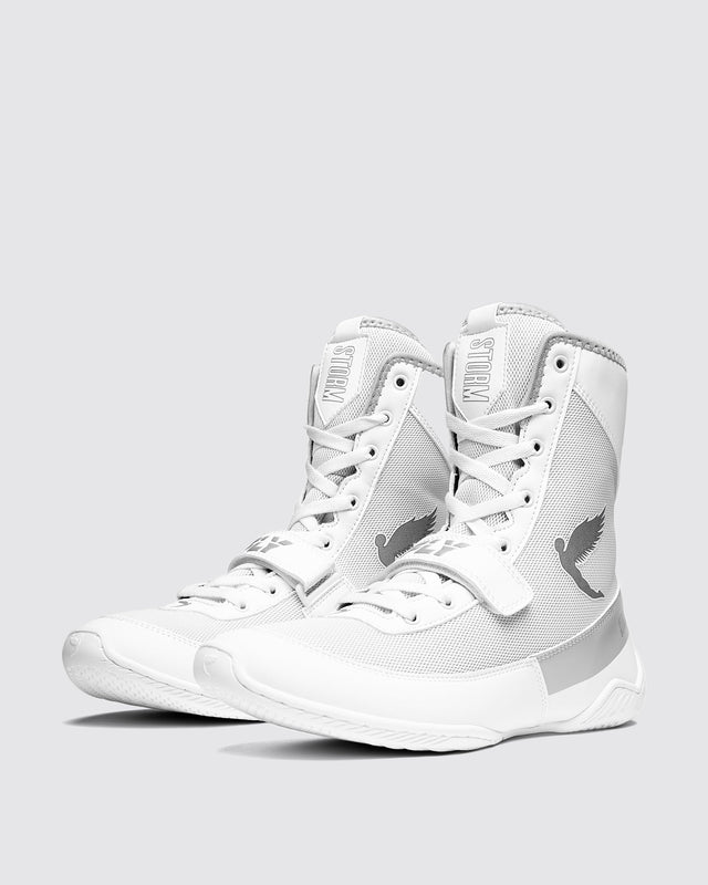 Fly Storm 2 Boxing Boots White