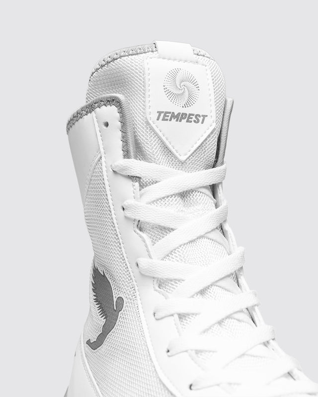 Fly Kids Tempest Boxing Boots White