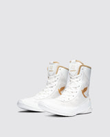 Fly Kids Tempest Boxing Boots White/Gold