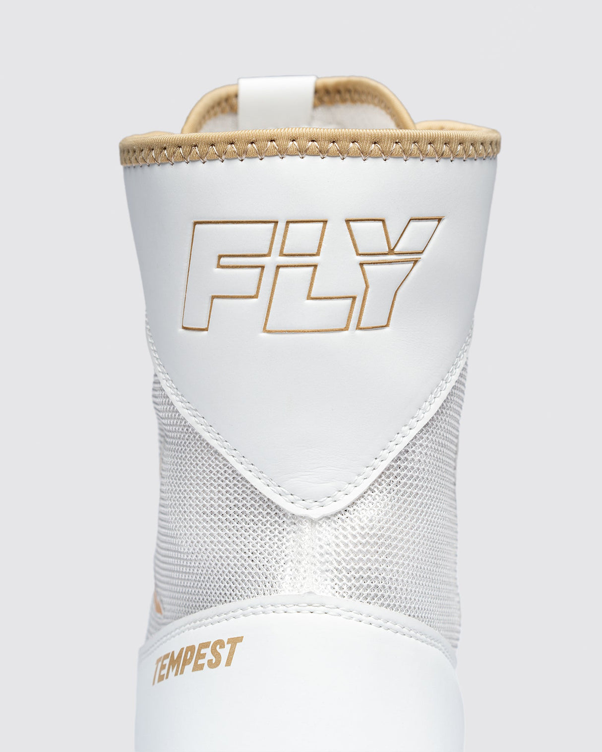 Fly Tempest Boxing Boots White/Gold