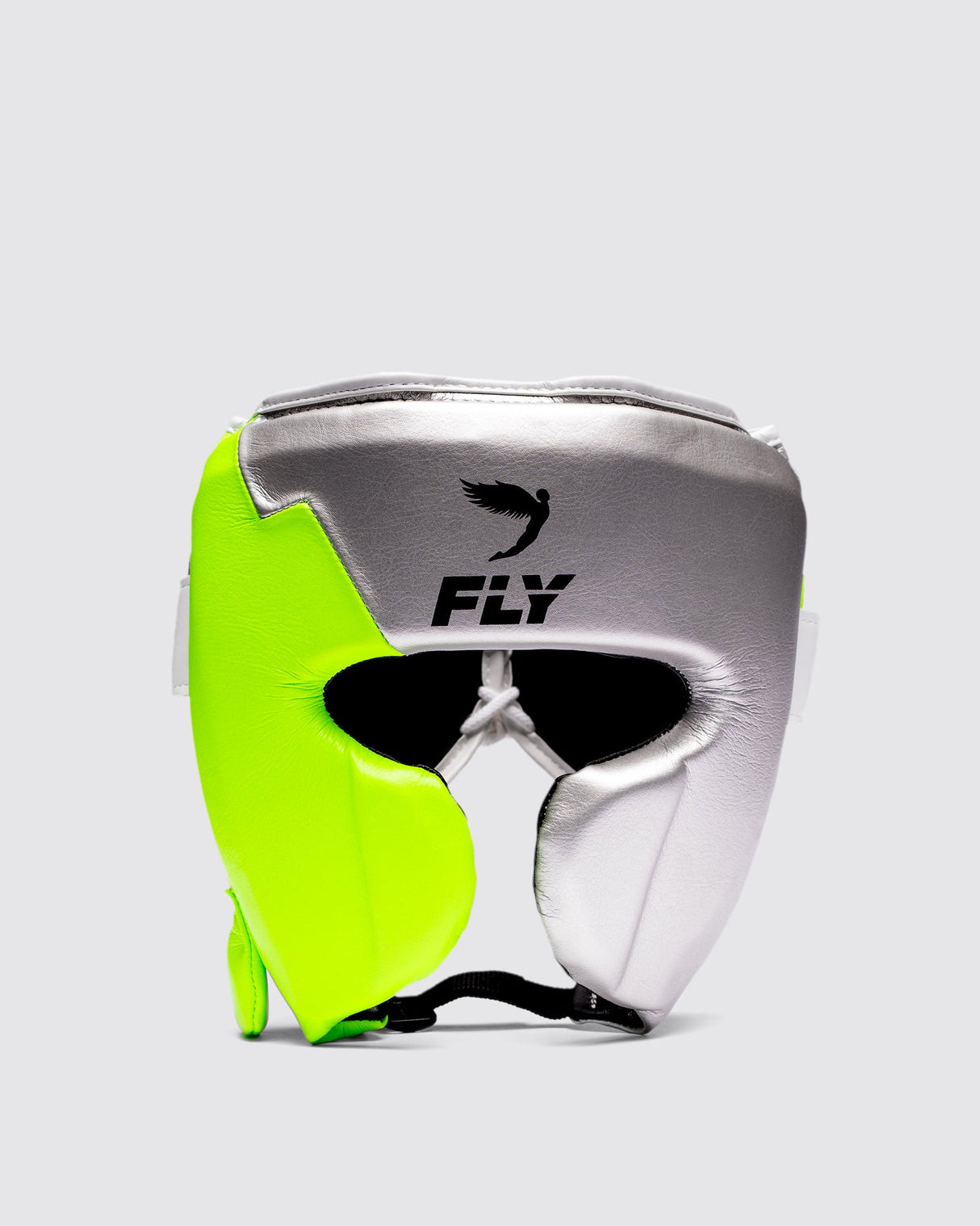 Fly Knight X Headguard Silver/Neon
