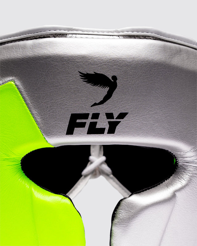 Fly Knight X Headguard Silver/Neon