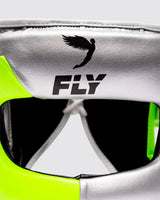 Fly Superbar X Headguard Silver/Neon