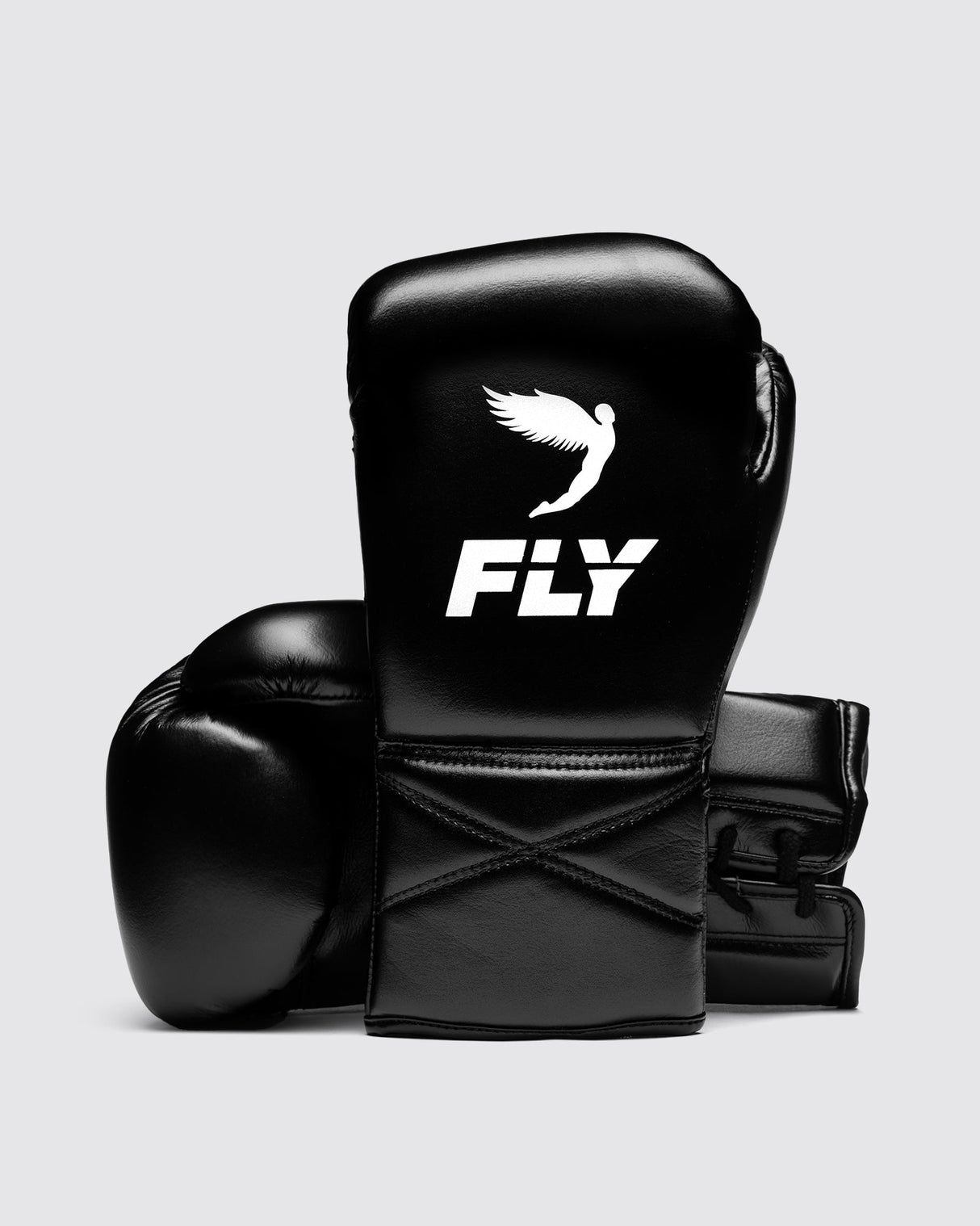 Fly Superlace Pro X 2 Boxing Gloves Black