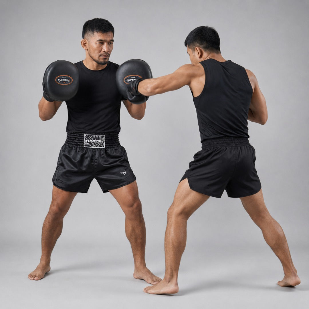 FMT1 Air Thai Focus Pads Black Lifestyle 2