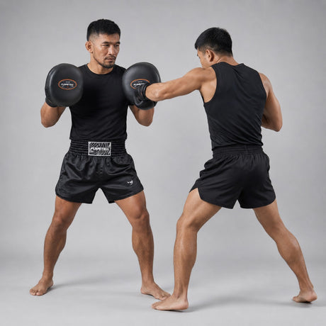 FMT1 Air Thai Focus Pads Black Lifestyle 2