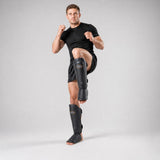 Fumetsu FMT1 Thai Shin Guards Black Lifestyle 2