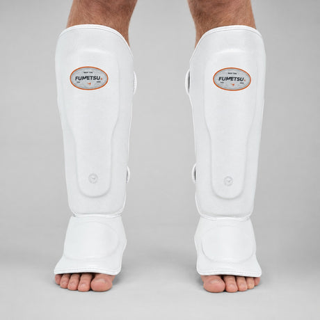 Fumetsu FMT1 Thai Shin Guards White Lifestyle 1
