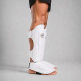 Fumetsu FMT1 Thai Shin Guards White Lifestyle 4