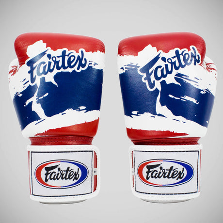 Fairtex BGV1 Thai Pride Boxing Gloves White