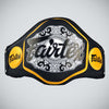 Fairtex BPV3 Microfiber Belly Pad Black/Black/Gold