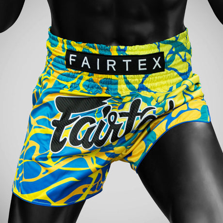 Fairtex BS1927 Magma Muay Thai Shorts Green