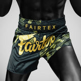 Fairtex BS1931 Heart of Gold Muay Thai Shorts preto